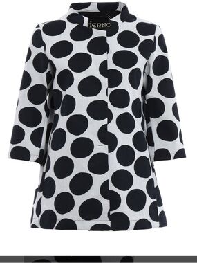 HERNO
Polka-dot coated cotton jacket